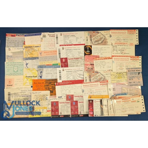 1345 - Assorted Football Tickets (#80) much Southampton homes and away content, 1984 Southampton v SV Hambu... 