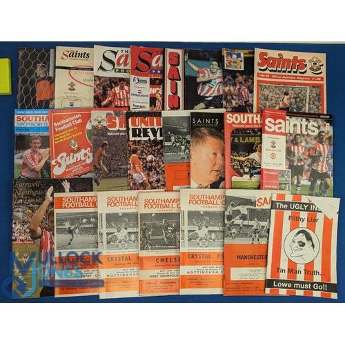 1348 - Selection of Southampton assorted football programmes and fanzines 1980s onwards (#40) features 1988... 