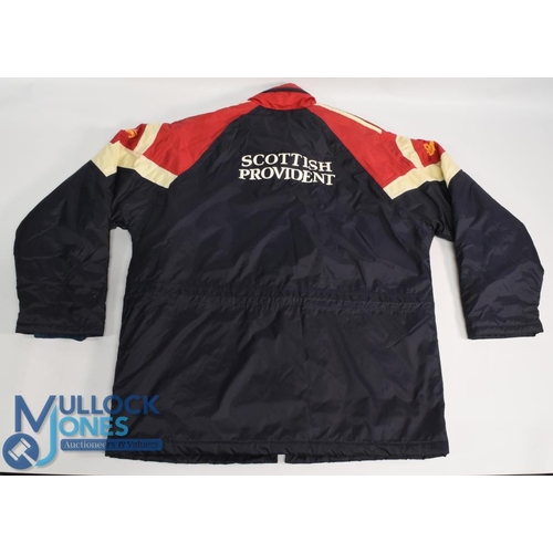 375 - 1997 British & I Lions, Manager's Jacket: Substantial touchline wear, official logoed issue worn on ... 