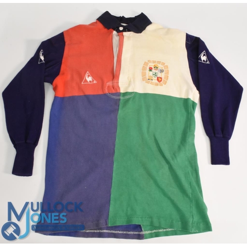 439 - 1982 Rare World XV Rugby Jersey v SA: Wales & Lions' lock Allan Martin's no.18 sub's match worn jers... 