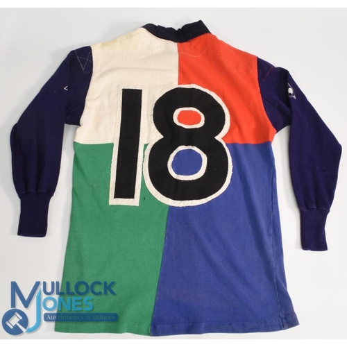 439 - 1982 Rare World XV Rugby Jersey v SA: Wales & Lions' lock Allan Martin's no.18 sub's match worn jers... 