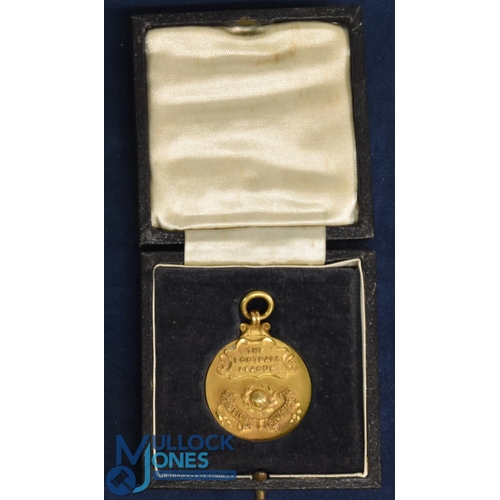 591 - 1952/53 Sheffield United Division 2 League Champions gold medal (hallmarked) awarded to E (Ted) Burg... 