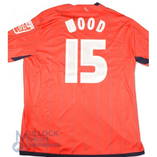 1440 - 2009/10 Chris Wood (Signed) No 15 West Bromwich Albion 'Poppy' Match Worn/Issue away football shirt ... 