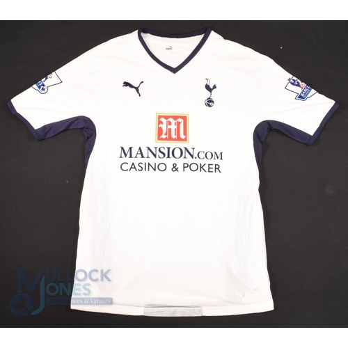 1447 - 2008/09 David Bentley (Signed) No 5 Tottenham Hotspur match worn home football shirt signed in ink t... 