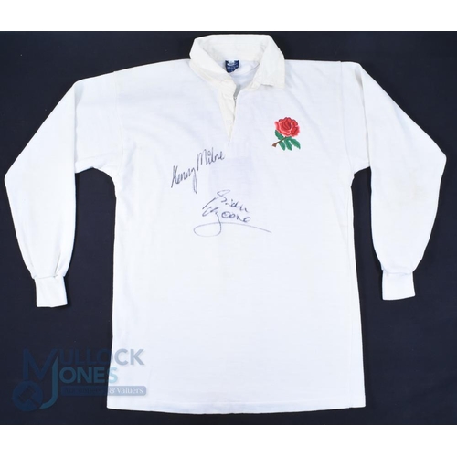 355 - 1988-92 Brian Moore's Signed England Rugby Jersey: Nike large 44