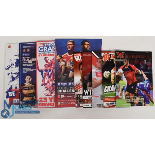 460 - R League, Mostly Challenge Cup Final, Programmes (Qty): A super collection of the vast majority of W... 