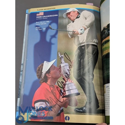 274 - 2005 multi signed The Open St Andrews Golf Programme to include Winner Tiger Woods - good signatures... 