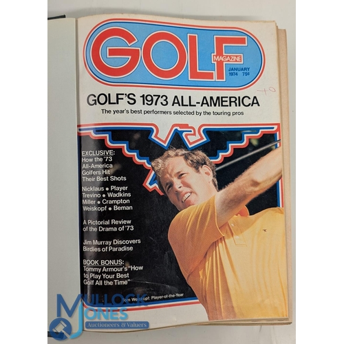 279 - 1974 Golf International Magazines - January to December a complete year - a couple of articles/adver... 