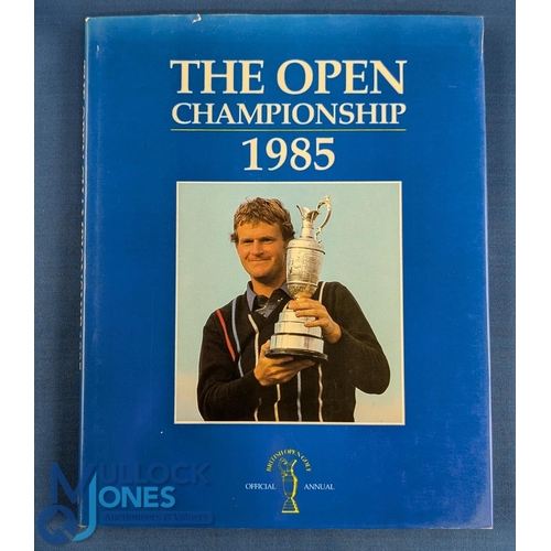 284 - 1985 Official Royal St Georges Open Golf Championship Annual Signed by the winner Sandy Lyle - the f... 