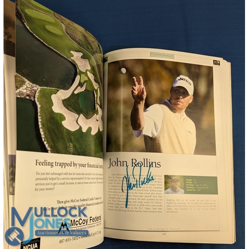 287 - Scarce 2008 Arnold Palmer Invitational Signed Programme and other ephemera (4) signed by over 50 pla... 