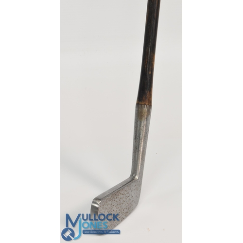 29a - Anderson of Anstruther Patent deep, thick blade putter marked George Lowe St Annes on Sea Patent and... 