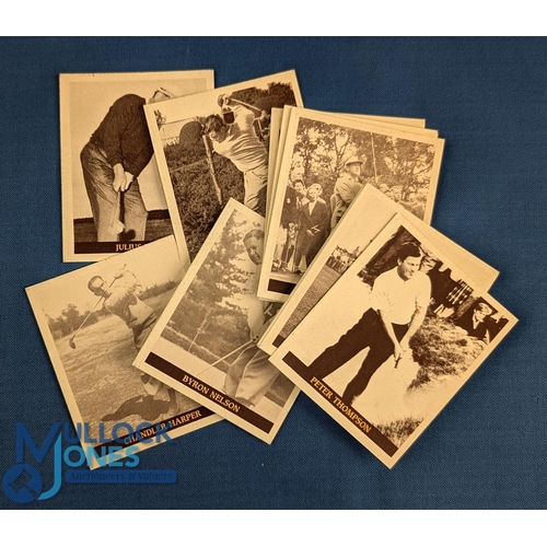 307 - Set of 25x 'Famous Golfers of The 40s & 50s Trade Cards - issued by B J B Cards First Series of 25 t... 