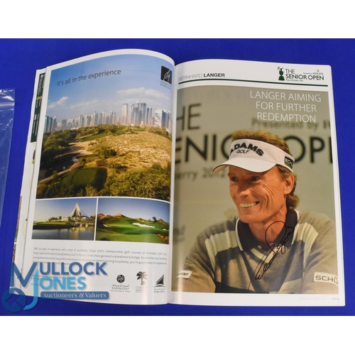 321 - 2013 Royal Birkdale Senior Open Golf Championship signed programme et al - signed by 14x Major and P... 