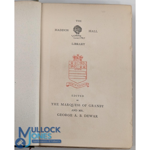 471 - Hadden Hall Library Cricket & Golf published by J M Dent London 1st edition 1901, c/w tissue guard t... 