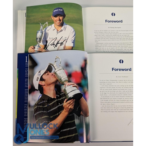 522 - 1985-2008 The Open Championship Golf Annuals, all signed copies, with examples of 1985 signed by San... 