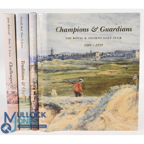 611 - St Andrews Golf Books - with examples of St Andrews Champions and Guardians 1754-1883, 1884-1939 Tra... 