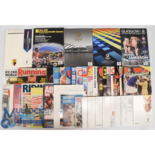 817 - Olympic Games programmes, publications and brochures 1984-2014 plus various other sports magazines i... 