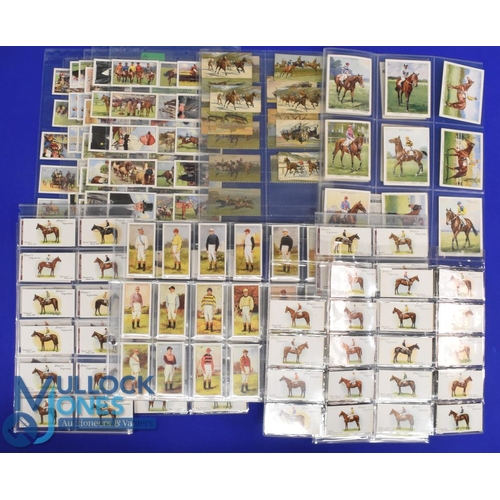 856 - Horse Racing Cigarette Card Selection - incl Gallaher 'Racing Scenes Series o 49]8 1938 48/48, John ... 