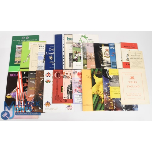 885 - A mixed lot of Cricket and other Sporting programmes and publications - Cricket International and Co... 