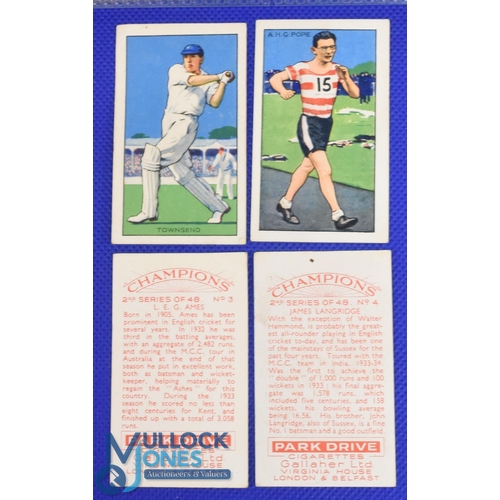 968 - Gallagher Cigarette Cards, to include 1936 Sporting Personalities full set, 48, 1934 Champions, a fu... 