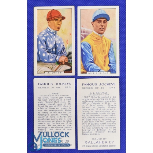 969 - Gallagher Cigarette Cards, to include 1936 Famous Jockeys - full set with duplicates, 1923 British C... 