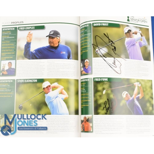 321 - 2013 Royal Birkdale Senior Open Golf Championship signed programme et al - signed by 14x Major and P... 