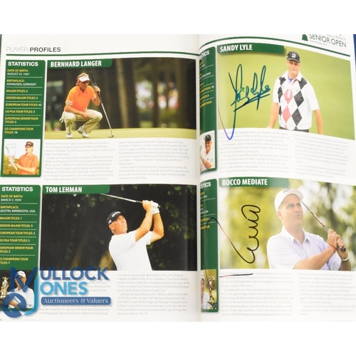 321 - 2013 Royal Birkdale Senior Open Golf Championship signed programme et al - signed by 14x Major and P... 