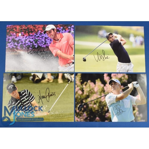 348 - Collection of Overseas Golf Players signed colour press size photographs (5) to incl Graeme Storm, R... 