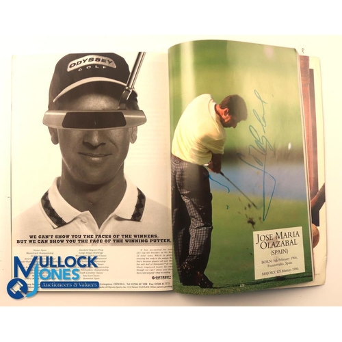 639 - Autographs - multi-signed (Tiger Woods) 1997 Open Golf Championship Programme Royal Troon with order... 