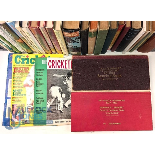 857 - Selection of Cricket Books: to include Dickie A Tribute to Umpire Harold Bird, Archie, Wisden 1957, ... 