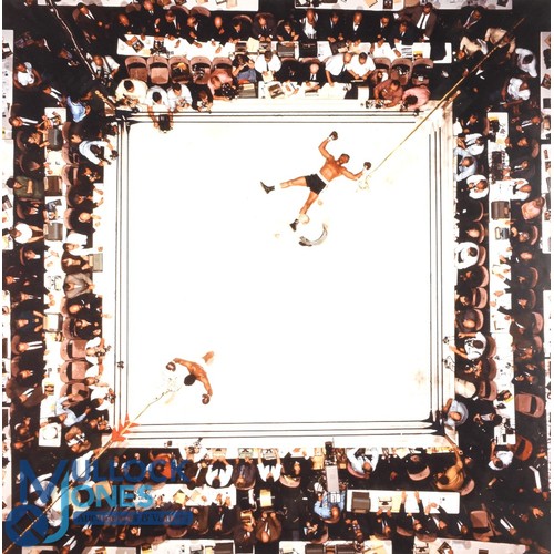 972 - Neil Leifer (b.1942) and Muhammad Ali (1942-2016) (Signed) limited edition Boxing Print 82/350 - Aer... 