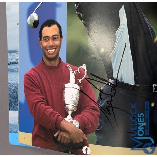 274 - 2005 multi signed The Open St Andrews Golf Programme to include Winner Tiger Woods - good signatures... 