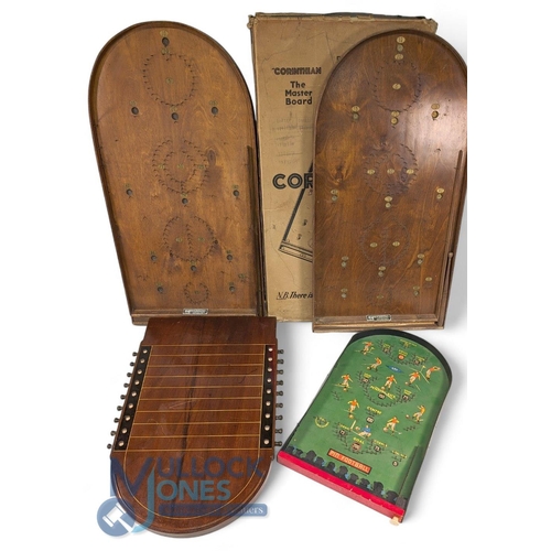 154 - Corinthain Bagatelle.  The Master Board 2 examples one been in the original box together with a high... 