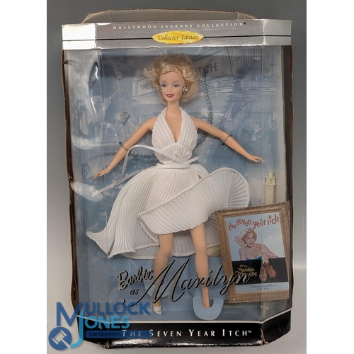 167a - 4x Mattel Barbie Dolls Collector's Edition Legends: Marilyn Monroe, a Great Year French Lady, Sugar ... 