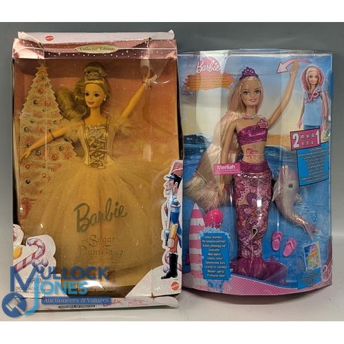 167a - 4x Mattel Barbie Dolls Collector's Edition Legends: Marilyn Monroe, a Great Year French Lady, Sugar ... 