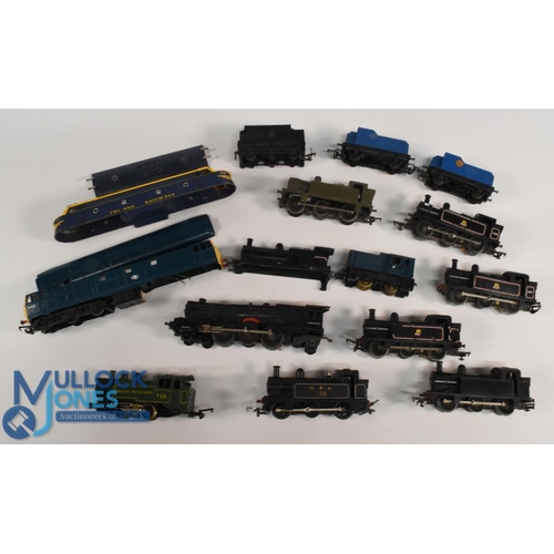 174 - Tri-ang Railways Locomotives To consist of Princess Elizabeth, 148 Great Western, 47606 loco x4 plus... 