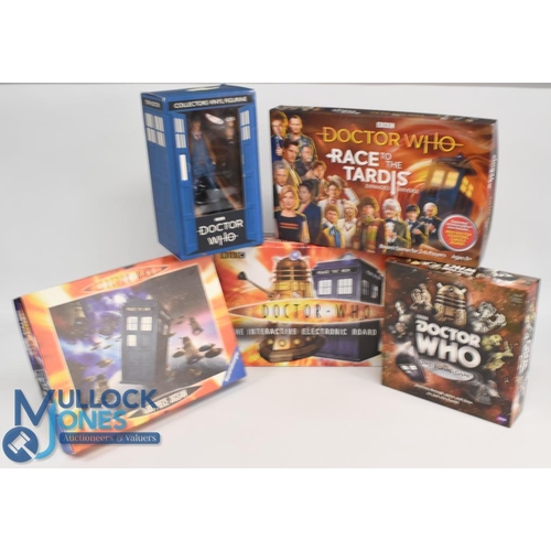 226 - Doctor Who DVD and Games Large collection of DVD all sealed together with Games and Jigsaws (qty) (3... 