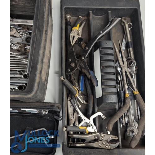 254 - Milwaukee Toolbox, full of car mechanic tools, spanners, screw drivers, pliers - the toolbox shows s... 