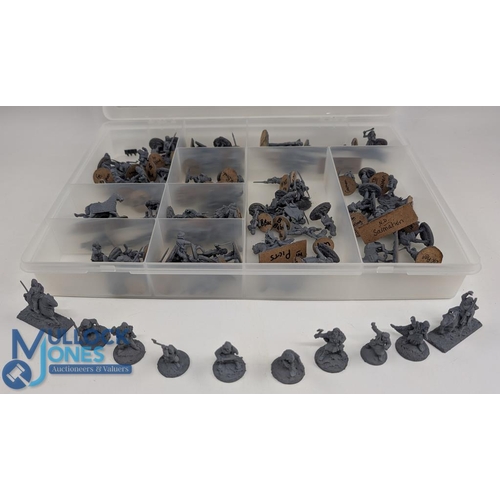 62 - Miniature Metal Various 20mmWargaming Figures to include Sarmation, DK age, Pict, Viking Hird Large ... 