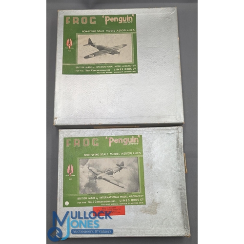 74 - Frog Penguin Series Flying Models 2 kits to include 48P Hawker Hurricane Kit some warping to the win... 