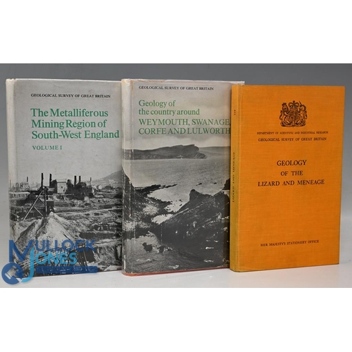 740 - The Metalliferous Mining Regions of South -West England Vol. 1 - The Mines of West Cornwall. 508pp. ... 