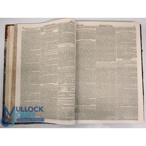 749 - The Mining Journal, Railway and Commercial Gazette - 1858 Vol. XXVIII the complete year of this week... 