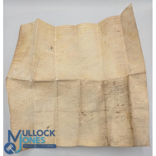 1039 - Indenture 1665 - Reign of Charles II - indenture on a single sheet of vellum being a property transa... 