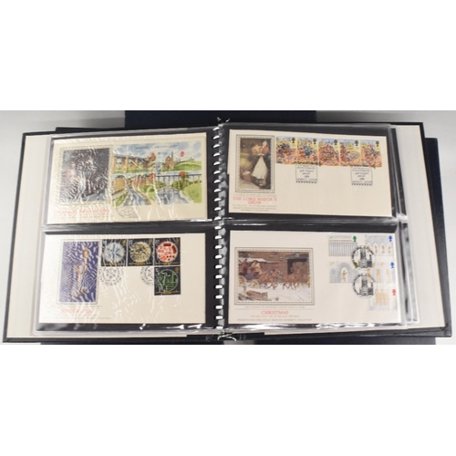 245 - Silk First Day Cover Collection British examples by Benham, Sotheby's Collection housed in 5 Albums ... 