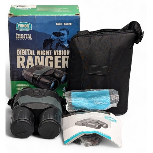 296 - Yukon Advanced Optics Night Vision Rangers, 5x 42LT battery operated glass optics with instructions,... 