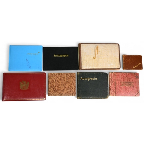 411 - Autograph Albums. Main album containing Simon O'Brian, Barry Norman, Ronald Pickup, Peter Howitt, Ka... 