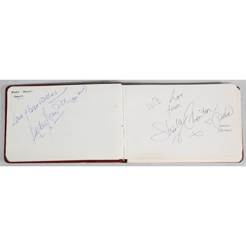 411 - Autograph Albums. Main album containing Simon O'Brian, Barry Norman, Ronald Pickup, Peter Howitt, Ka... 