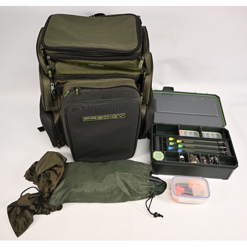 Fine Greys Prodigy XL Fishing Backpack, multi pockets with fishing ...