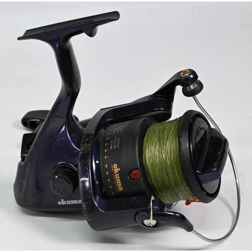 Okuma Beachcaster 65 fixed spool reel, good bail spool tensioner, on ...