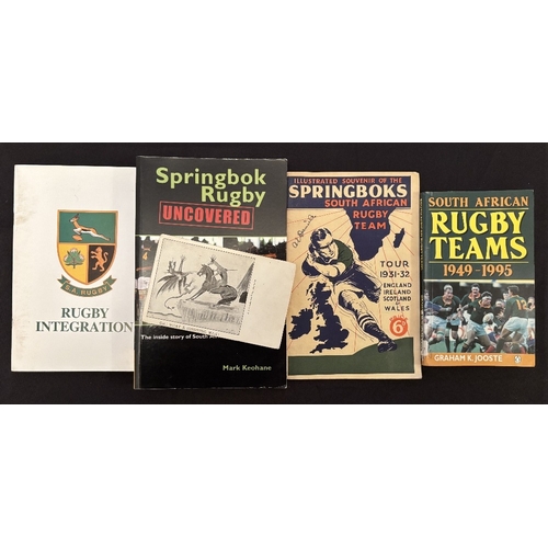 45 - 1931-2004 S African Rugby Literature etc (5): Illustrated Souvenir of the Boks 31-2 tour; early c20t... 
